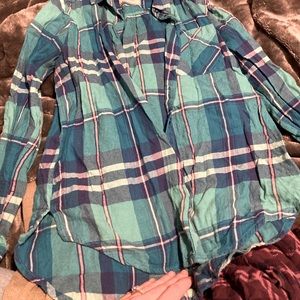 Flannel button down
